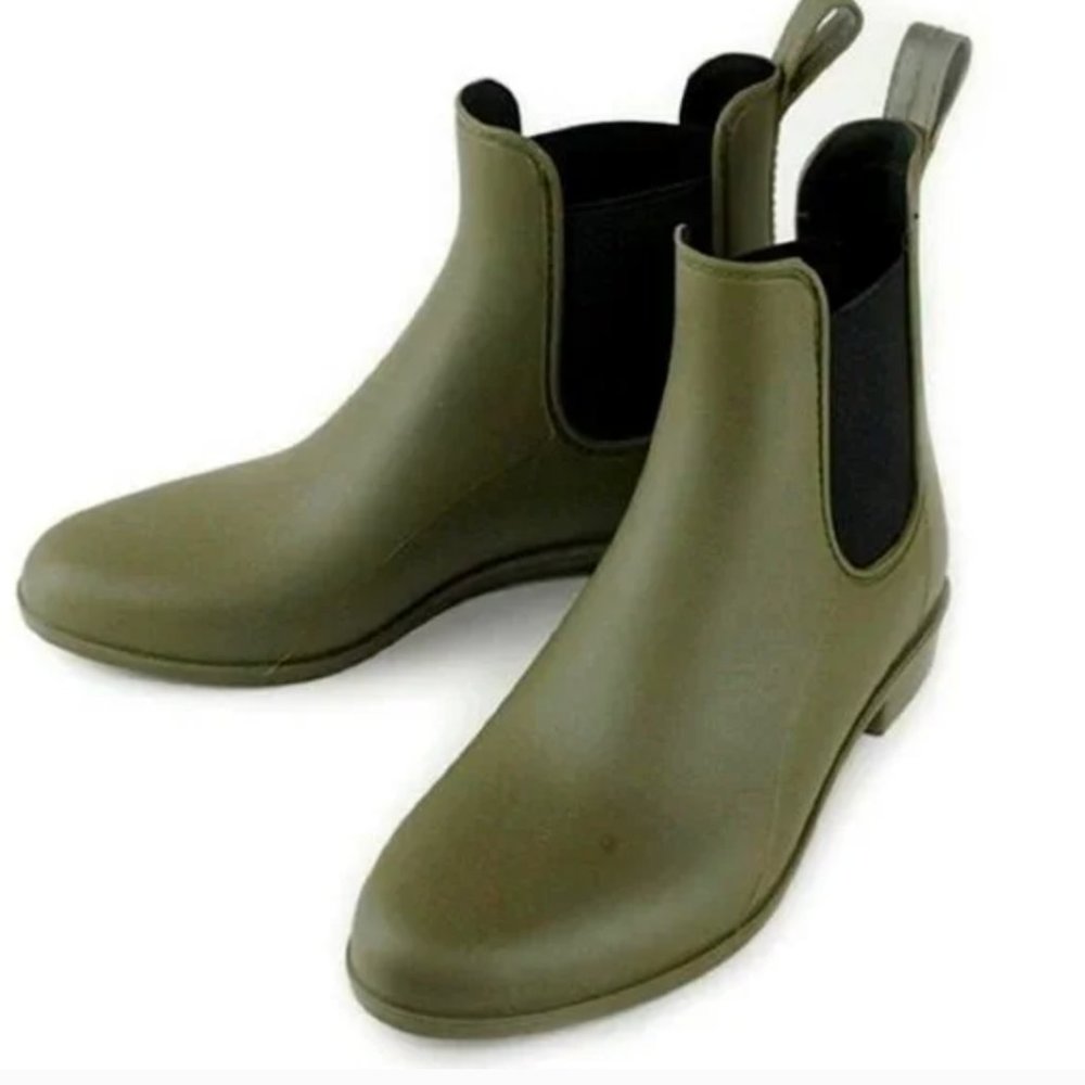 J.Crew Mercantile Chelsea rain boots - Olive / Hunter Green